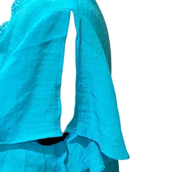 COUNTERPARTS Turquoise Top Size Large - Picture 7 of 12